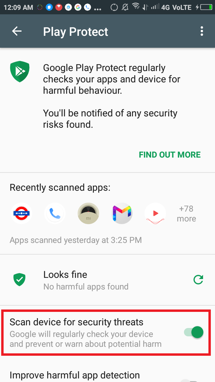 google play protect TECHORIA NEXTA